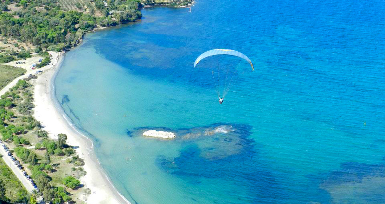 Paragliding on Corsica